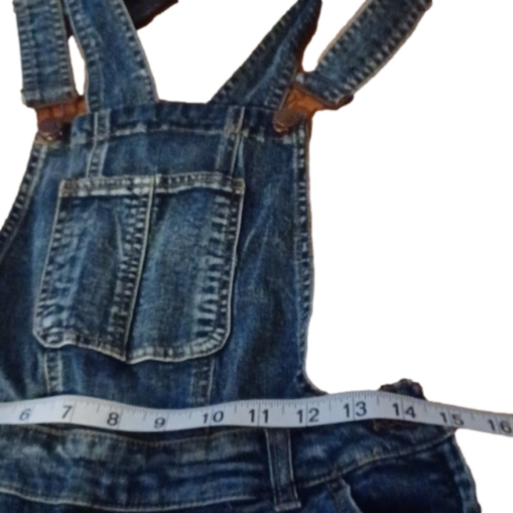 DISTRESSED overalls by Dollhouse. Size 7 .Great for Spring! - Picture 11 of 14